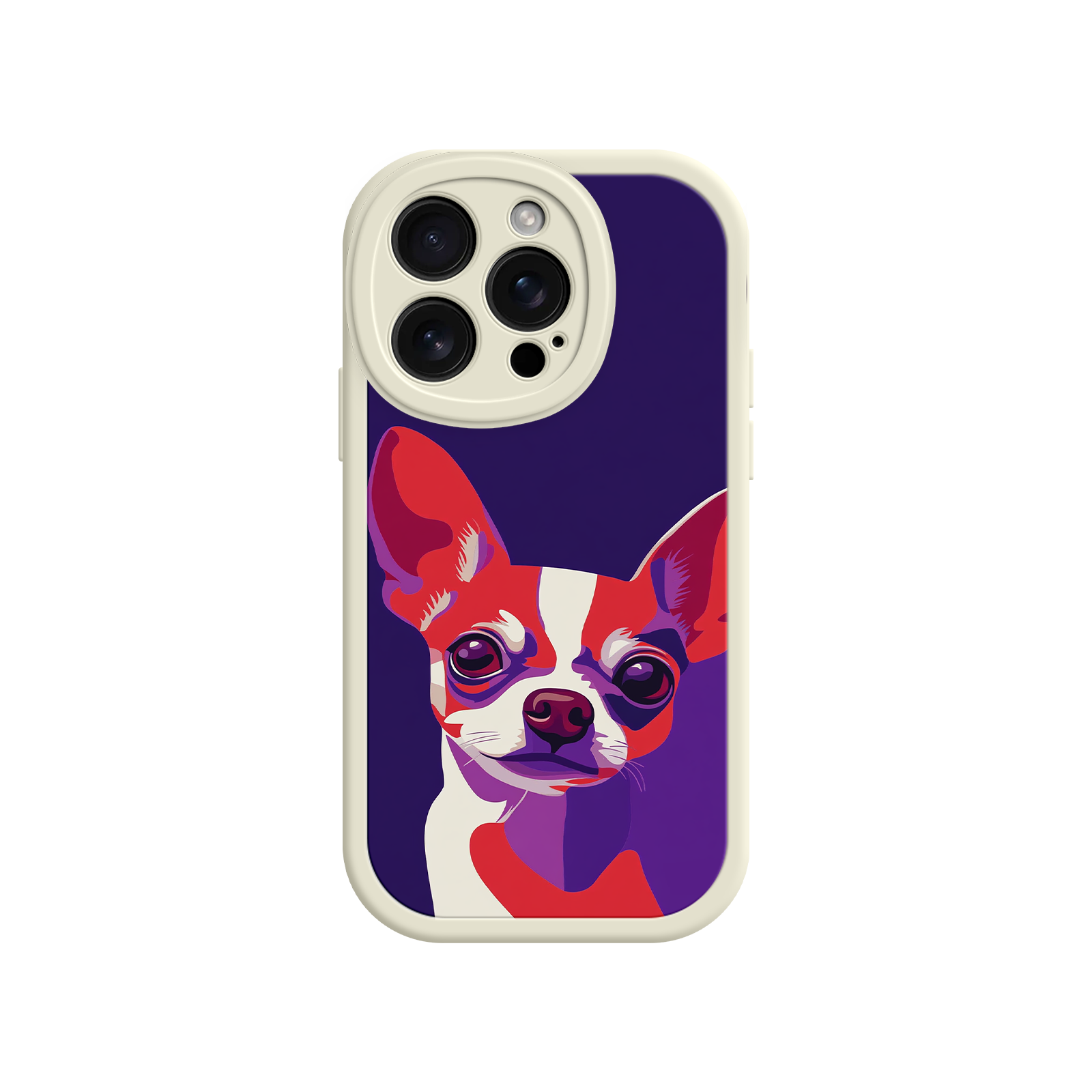 Artistic dog lover phone case with unique style