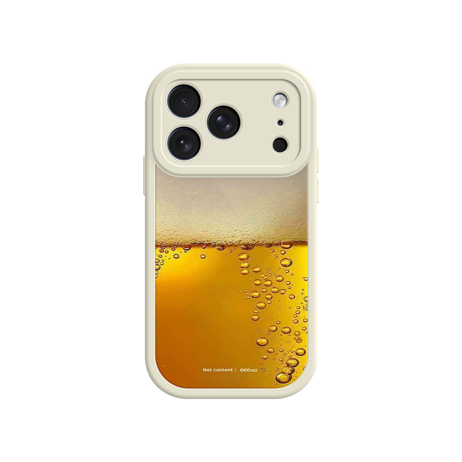 Beer bubbles phone case for party vibes