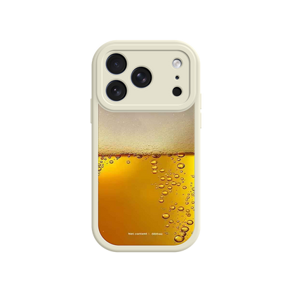 Beer bubbles phone case for party vibes
