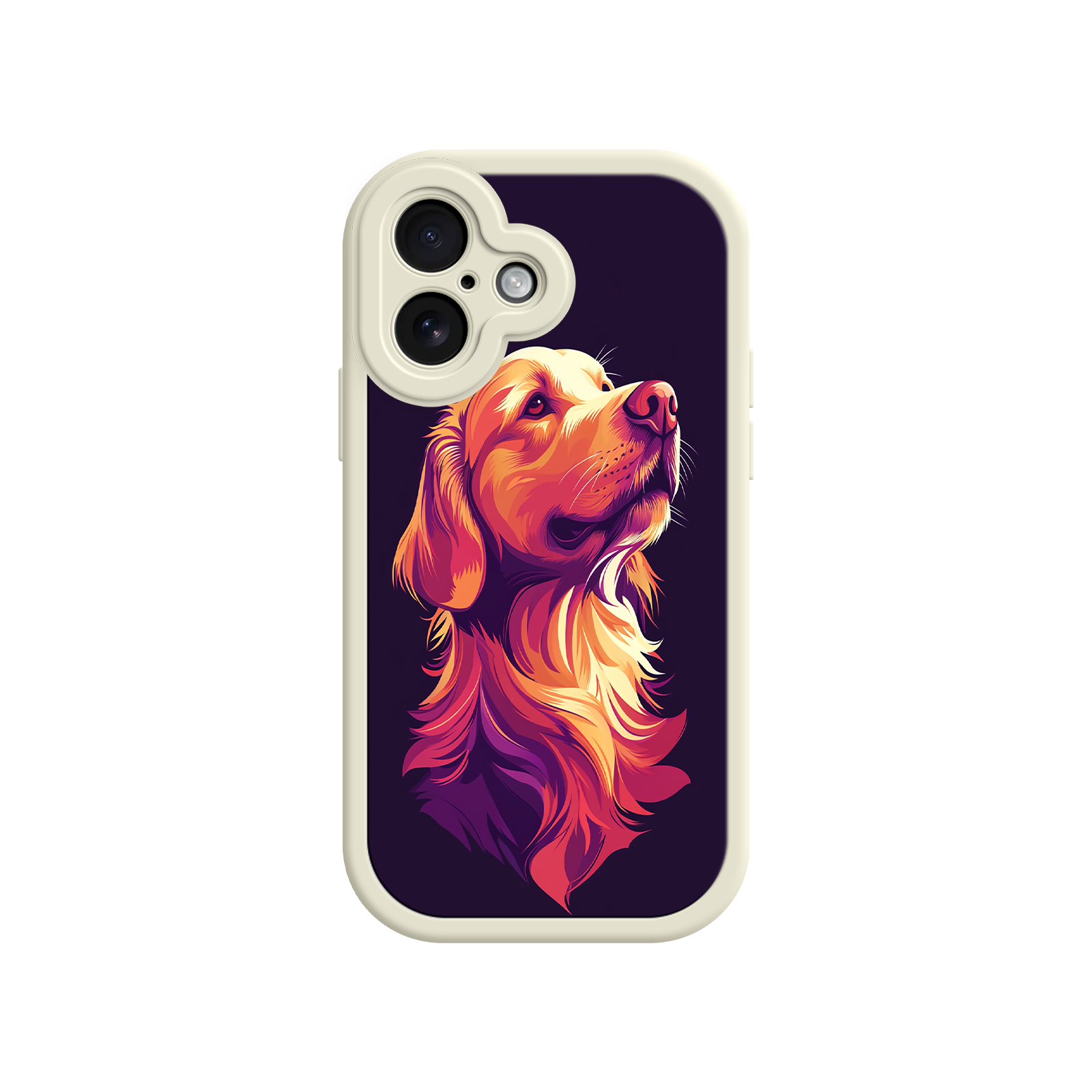 Puppy print phone case for dog moms and dads