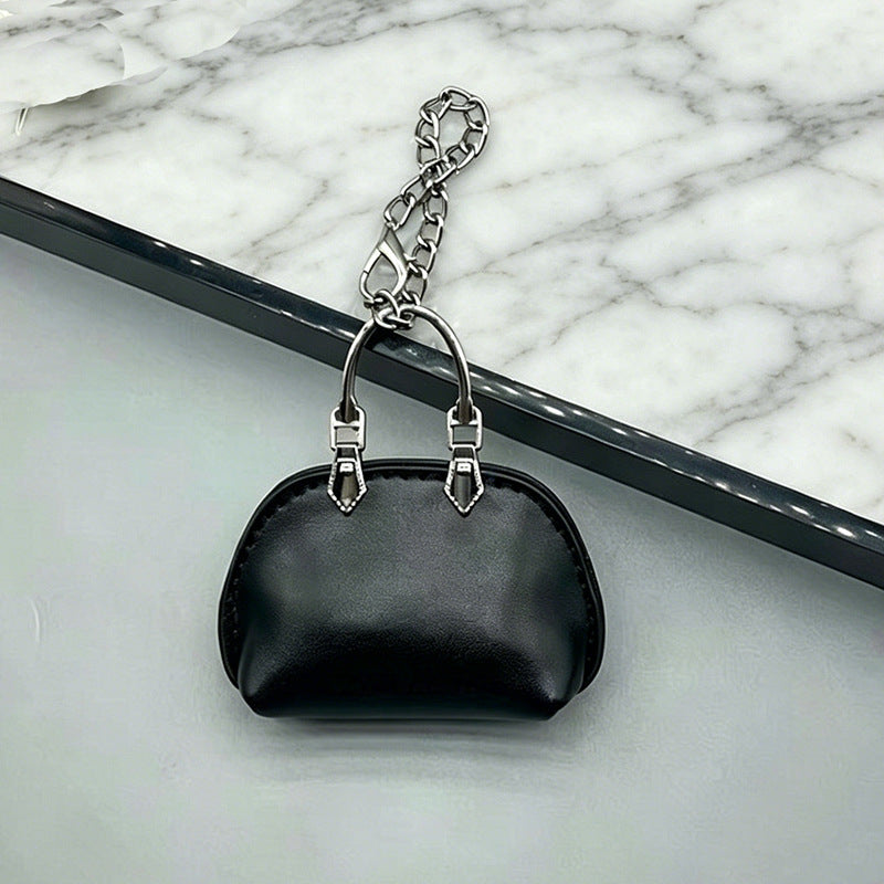 #C00003 Mini Handbag Keychain Charm – Cute Leather‑Style Purse Accessory for Bags, Backpacks & Gifts