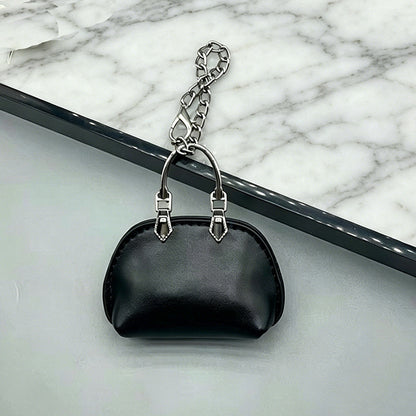 #C00003 Mini Handbag Keychain Charm – Cute Leather‑Style Purse Accessory for Bags, Backpacks & Gifts