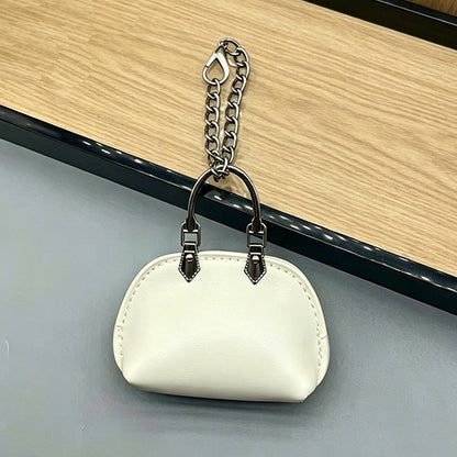 #C00003 Mini Handbag Keychain Charm – Cute Leather‑Style Purse Accessory for Bags, Backpacks & Gifts