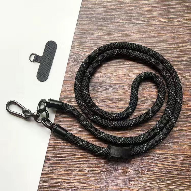 #L00029 8mm Thick Crossbody Phone Strap – Premium 120cm Rope Lanyard for Smartphones