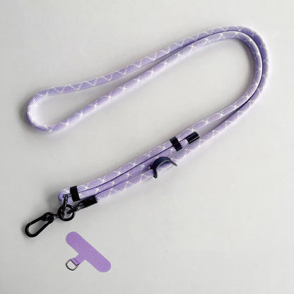 #L00021 Adjustable Crossbody Phone Lanyard – 150cm Rope Strap with Tether Tab