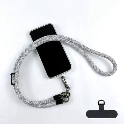 #L00029 8mm Thick Crossbody Phone Strap – Premium 120cm Rope Lanyard for Smartphones