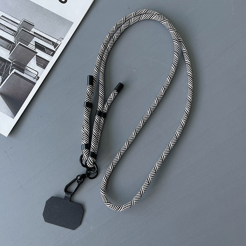 #L00028 150cm Adjustable Phone Lanyard Strap – Universal Crossbody Cord with Tether Tab