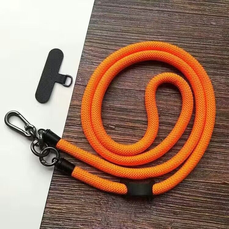 #L00029 8mm Thick Crossbody Phone Strap – Premium 120cm Rope Lanyard for Smartphones