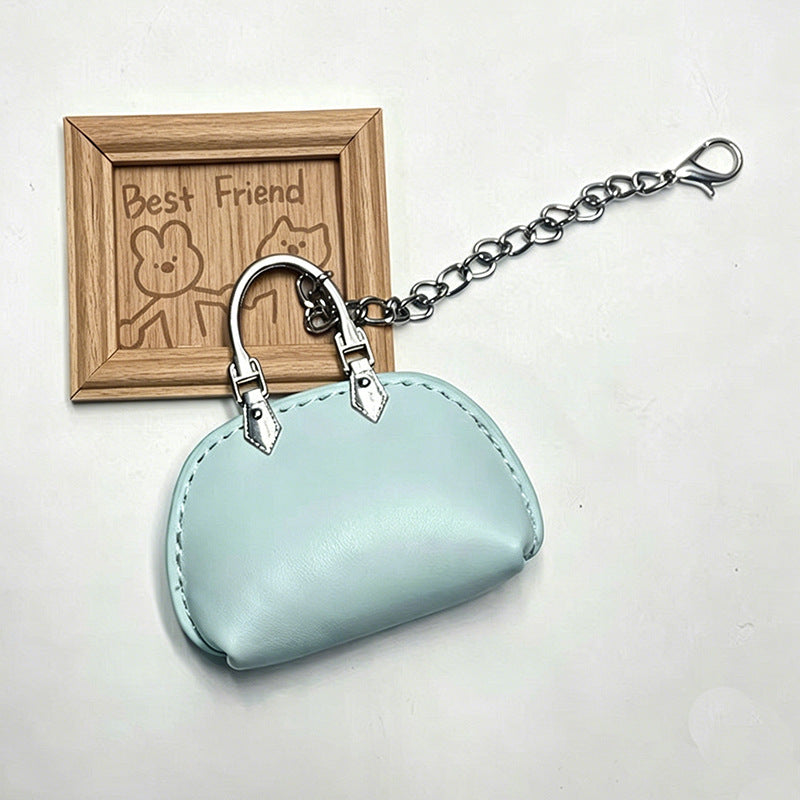 #C00003 Mini Handbag Keychain Charm – Cute Leather‑Style Purse Accessory for Bags, Backpacks & Gifts