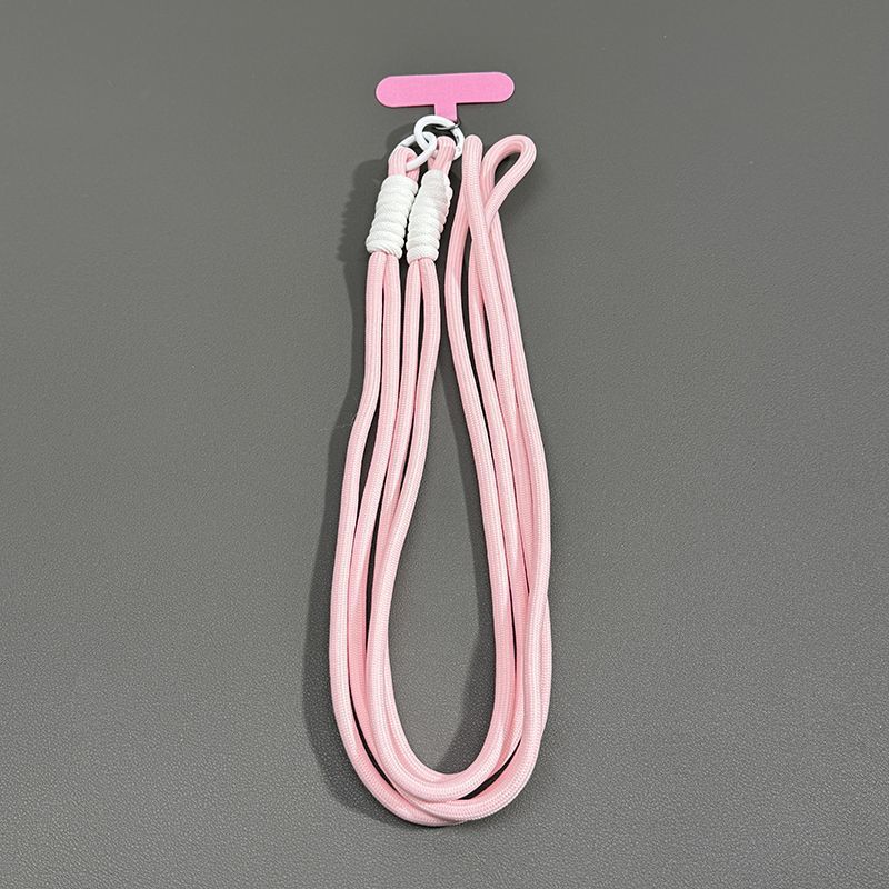 #L00019 Cute Pastel Long Phone Lanyard – Dual Ring Neck & Shoulder Strap