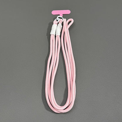 #L00019 Cute Pastel Long Phone Lanyard – Dual Ring Neck & Shoulder Strap
