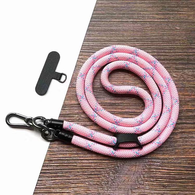 #L00029 8mm Thick Crossbody Phone Strap – Premium 120cm Rope Lanyard for Smartphones