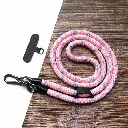 #L00029 8mm Thick Crossbody Phone Strap – Premium 120cm Rope Lanyard for Smartphones