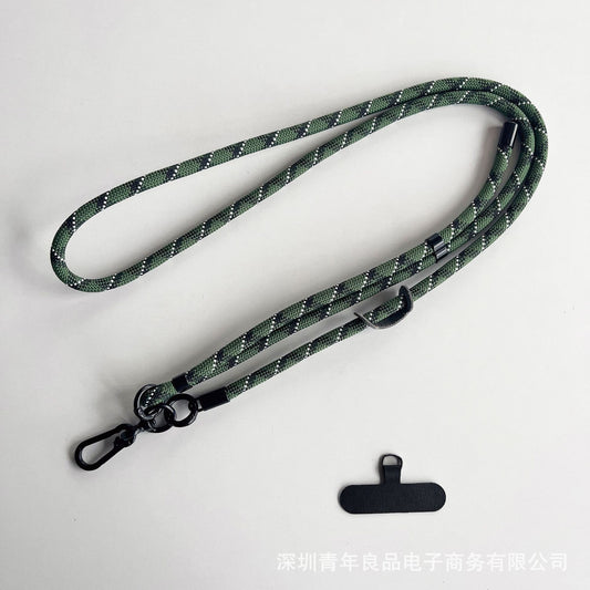 #L00025 Universal Patterned Phone Neck & Shoulder Strap with Black Swivel Clip