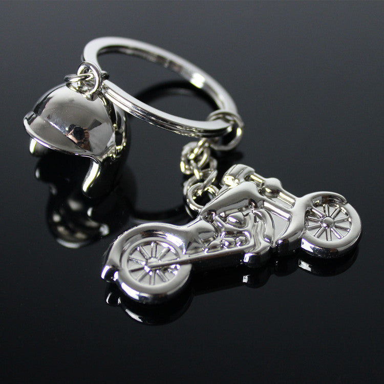 #C00022 Metal Vehicle Keychain – Mini Truck, Motorcycle, Race Car & Train Keyring