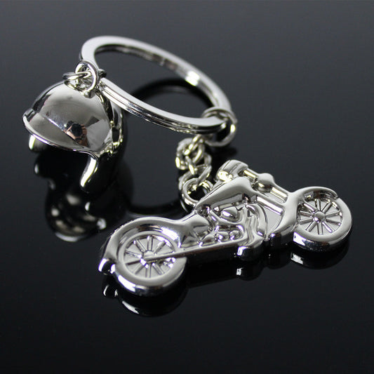 #C00022 Metal Vehicle Keychain – Mini Truck, Motorcycle, Race Car & Train Keyring