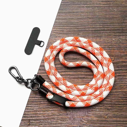 #L00029 8mm Thick Crossbody Phone Strap – Premium 120cm Rope Lanyard for Smartphones