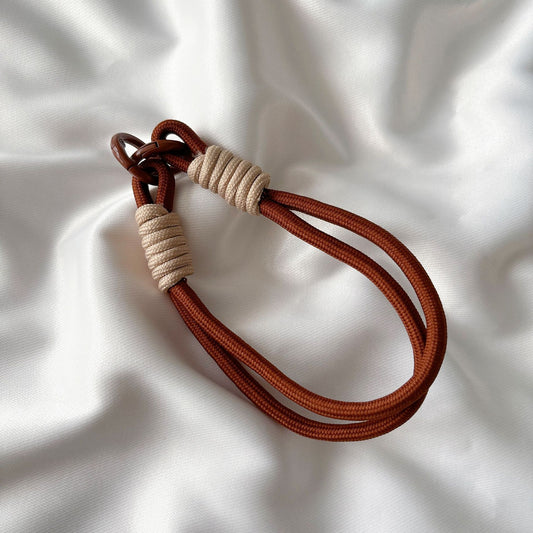 #L00009 Wholesale Pink Braided Rope Phone Lanyard Wrist Strap Keychain
