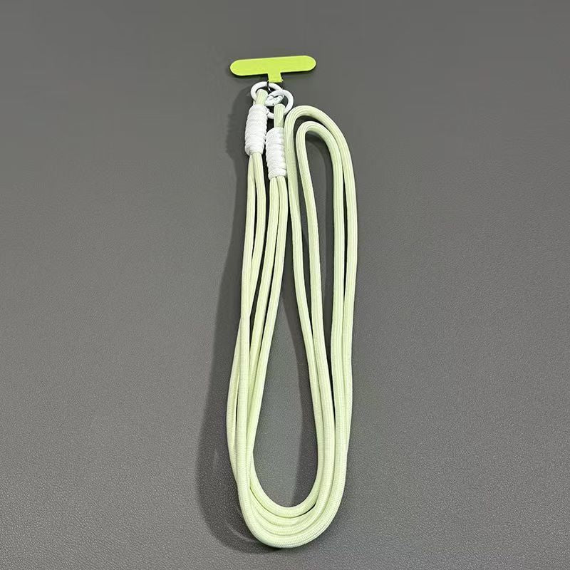 #L00019 Cute Pastel Long Phone Lanyard – Dual Ring Neck & Shoulder Strap