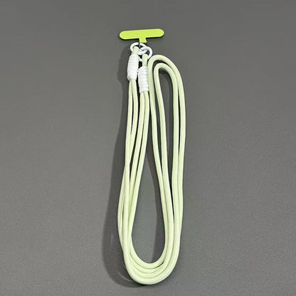 #L00019 Cute Pastel Long Phone Lanyard – Dual Ring Neck & Shoulder Strap