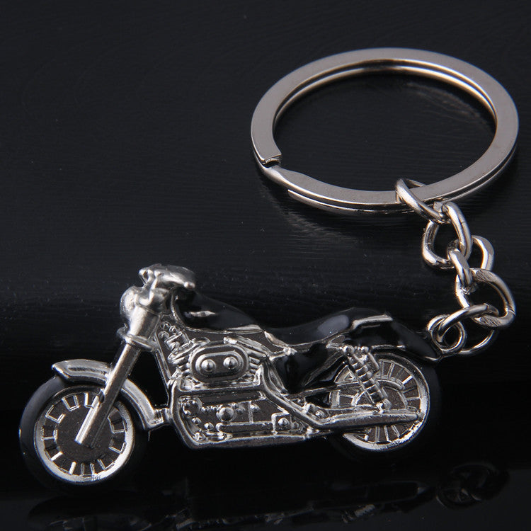 #C00022 Metal Vehicle Keychain – Mini Truck, Motorcycle, Race Car & Train Keyring