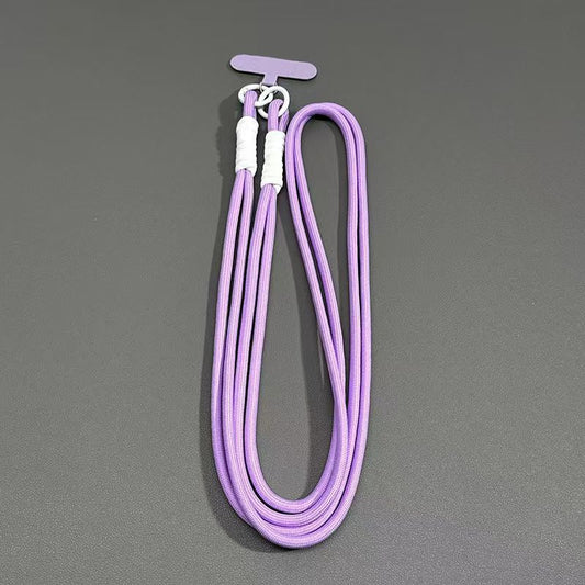 #L00019 Cute Pastel Long Phone Lanyard – Dual Ring Neck & Shoulder Strap