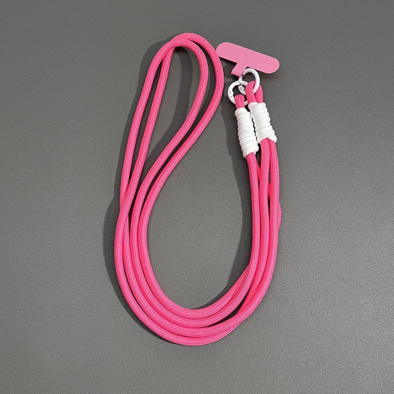 #L00019 Cute Pastel Long Phone Lanyard – Dual Ring Neck & Shoulder Strap
