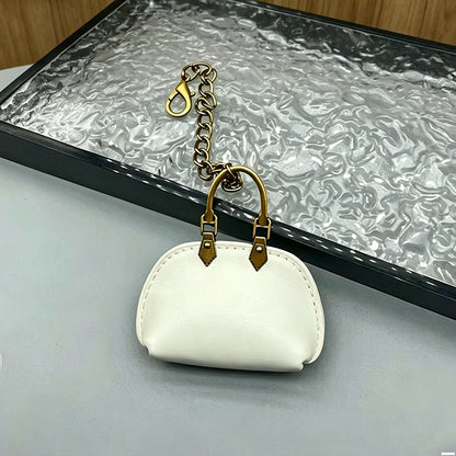 #C00003 Mini Handbag Keychain Charm – Cute Leather‑Style Purse Accessory for Bags, Backpacks & Gifts