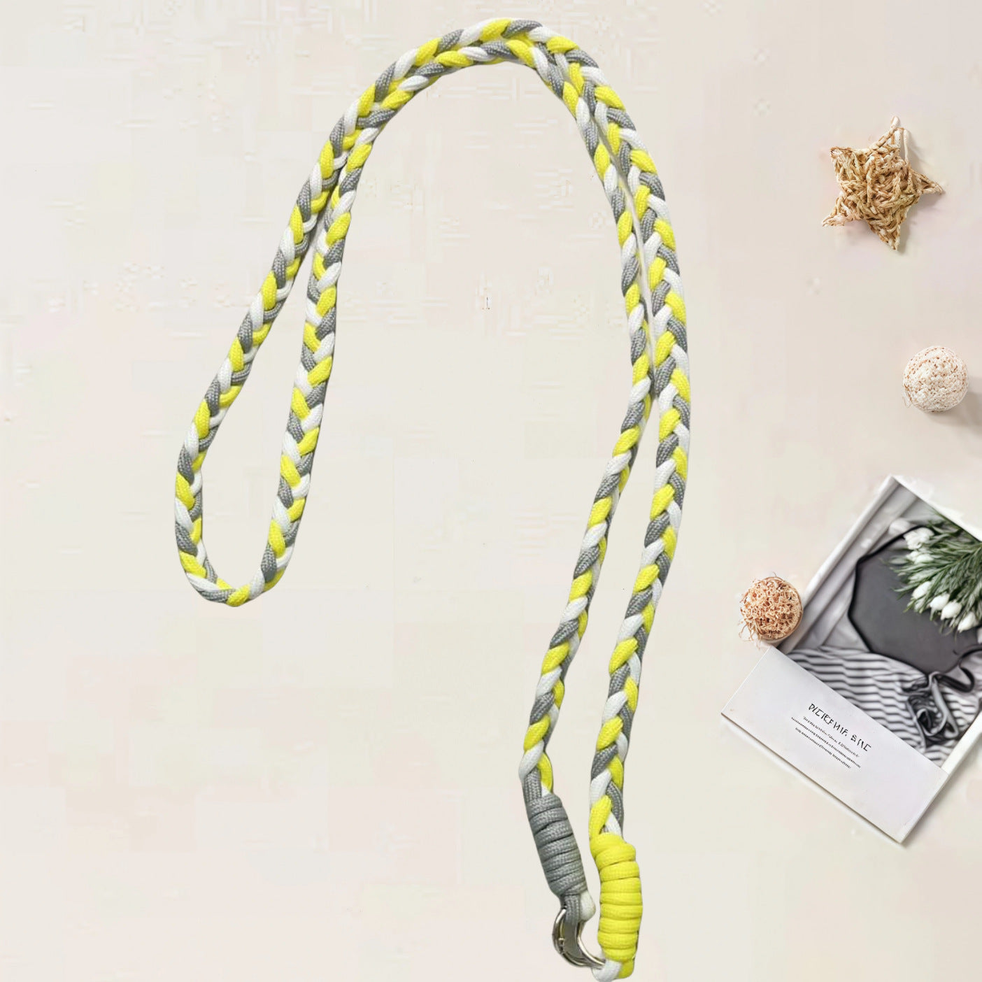 #L00012 Universal Braided Crossbody Phone Strap – Colorful Hand-Woven Neck Cord
