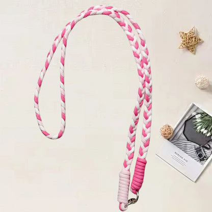 #L00013 Colorful Macrame Style Phone Lanyard – Crossbody Strap for Keys & ID
