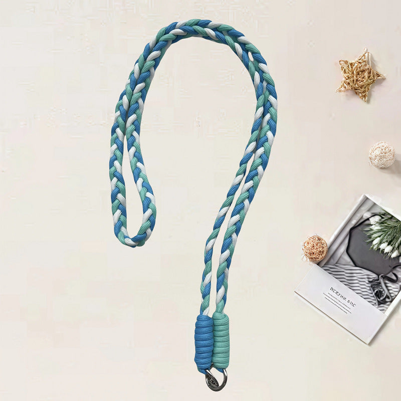 #L00013 Colorful Macrame Style Phone Lanyard – Crossbody Strap for Keys & ID