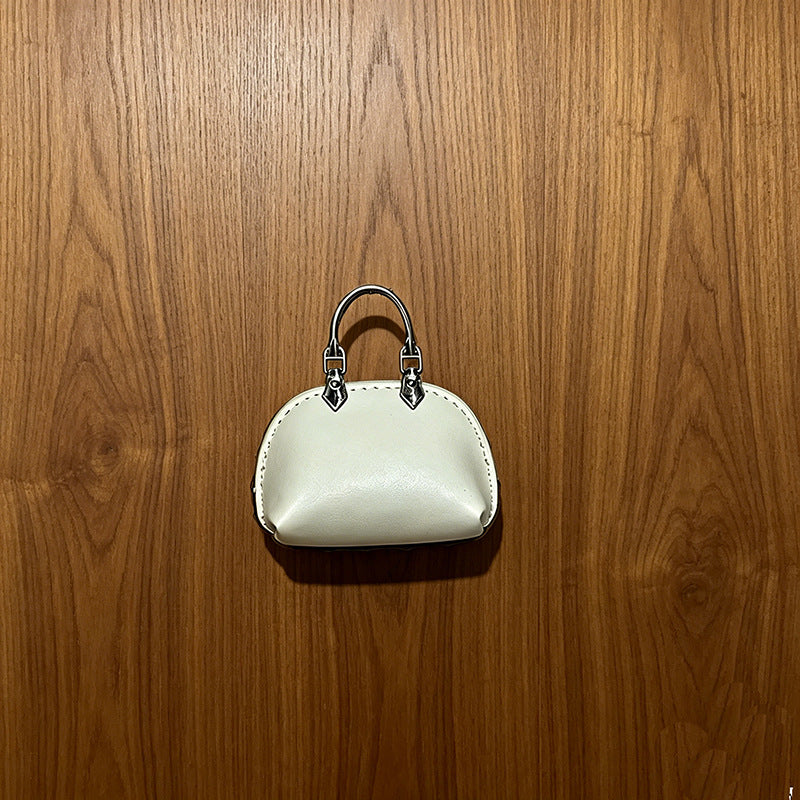 #C00003 Mini Handbag Keychain Charm – Cute Leather‑Style Purse Accessory for Bags, Backpacks & Gifts