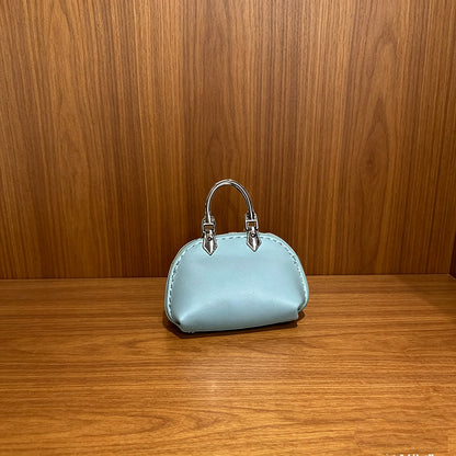 #C00003 Mini Handbag Keychain Charm – Cute Leather‑Style Purse Accessory for Bags, Backpacks & Gifts