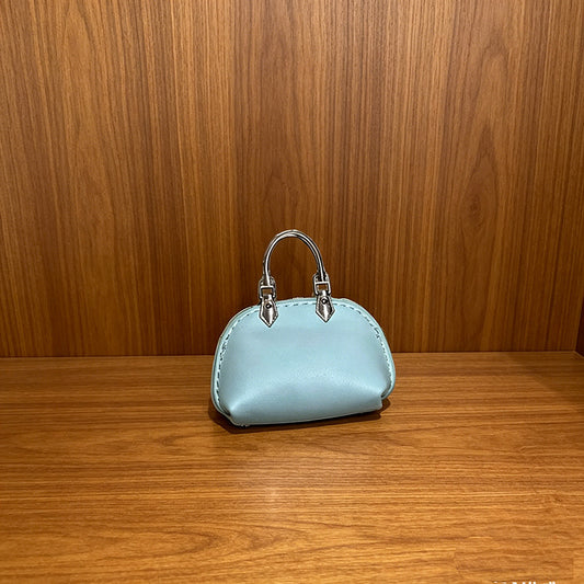 #C00003 Mini Handbag Keychain Charm – Cute Leather‑Style Purse Accessory for Bags, Backpacks & Gifts