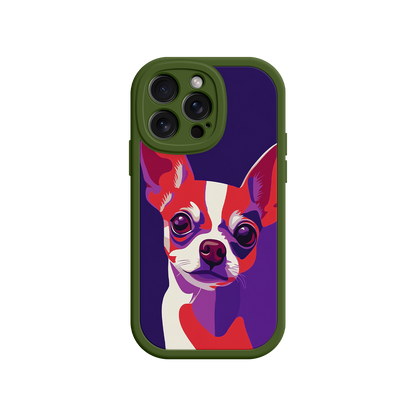 Dog art phone case for iPhone