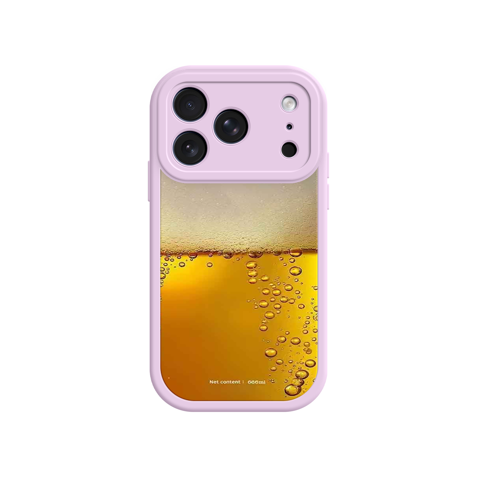 Beer print phone case for drink enthusiasts
