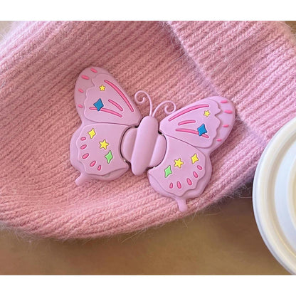 #S0015 Factory Wholesale Butterflies phone PopGrip, Desktop Bracket, adjustable cellphone stand, retractable smartphone holder, phone mount support, Folding Kickstand, handheld accessories