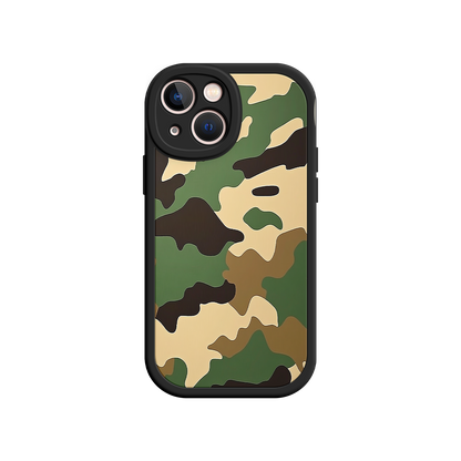 #MC0031 Factory Wholesale Military Camo iPhone 17 Case – Woodland Camouflage, Tactical Design, Rugged Phone Cover