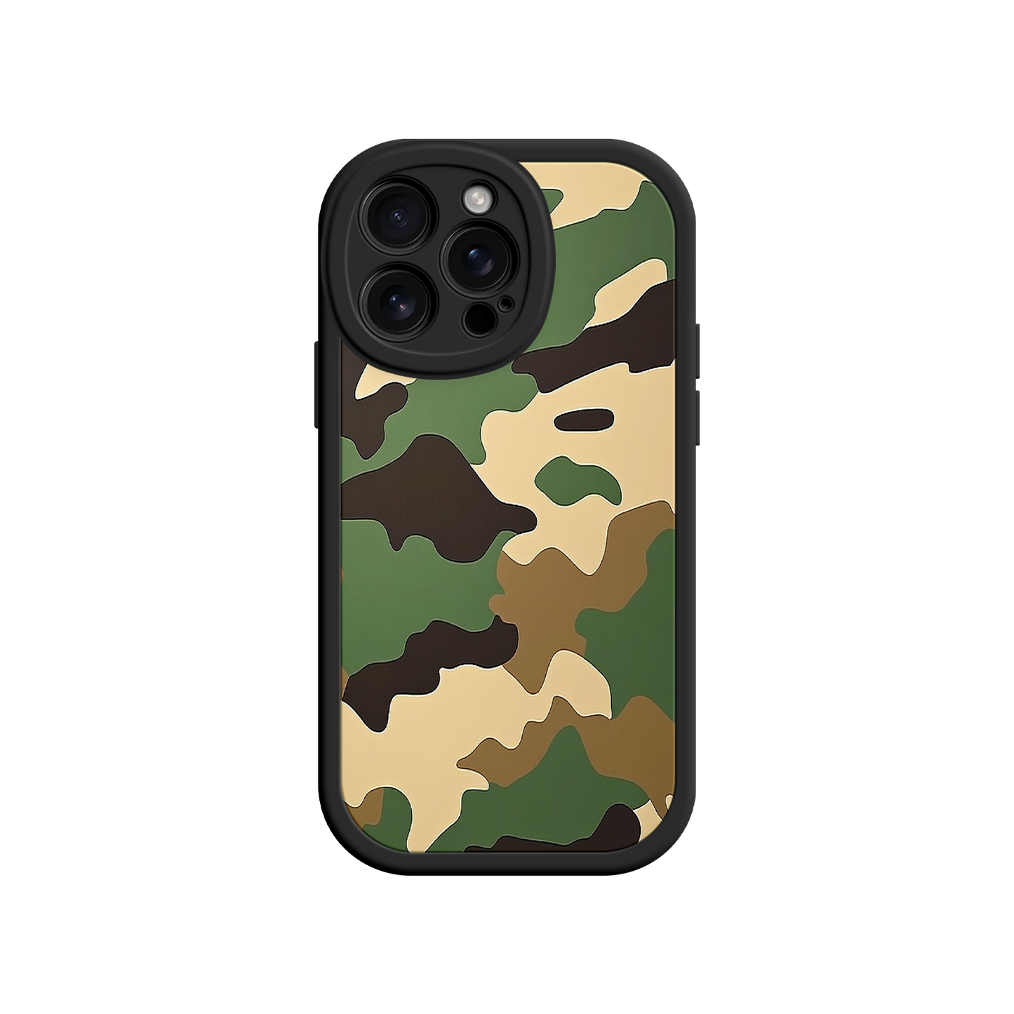 #MC0031 Factory Wholesale Military Camo iPhone 17 Case – Woodland Camouflage, Tactical Design, Rugged Phone Cover