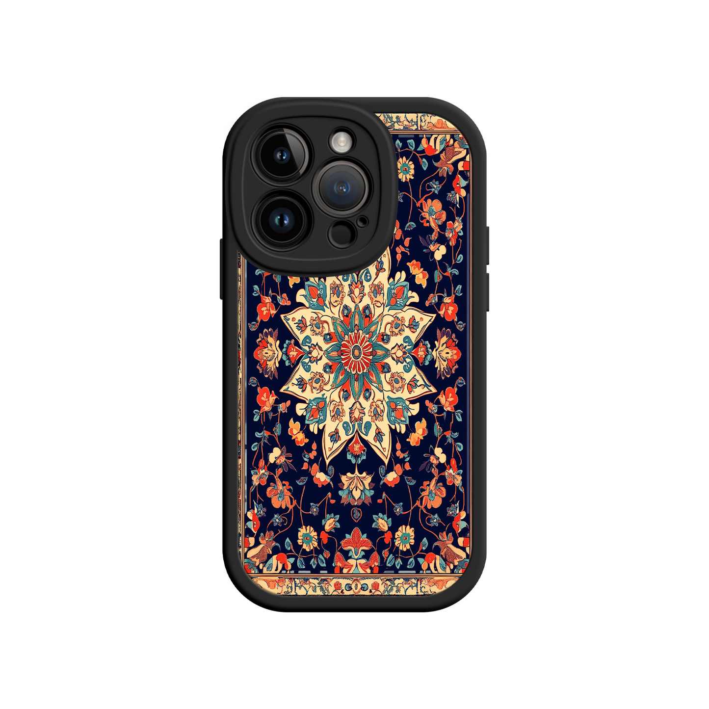 #MC0029 Factory Wholesale Mandala iPhone 17 Case – Ornate Pattern, Bohemian Style, Artistic Floral Design