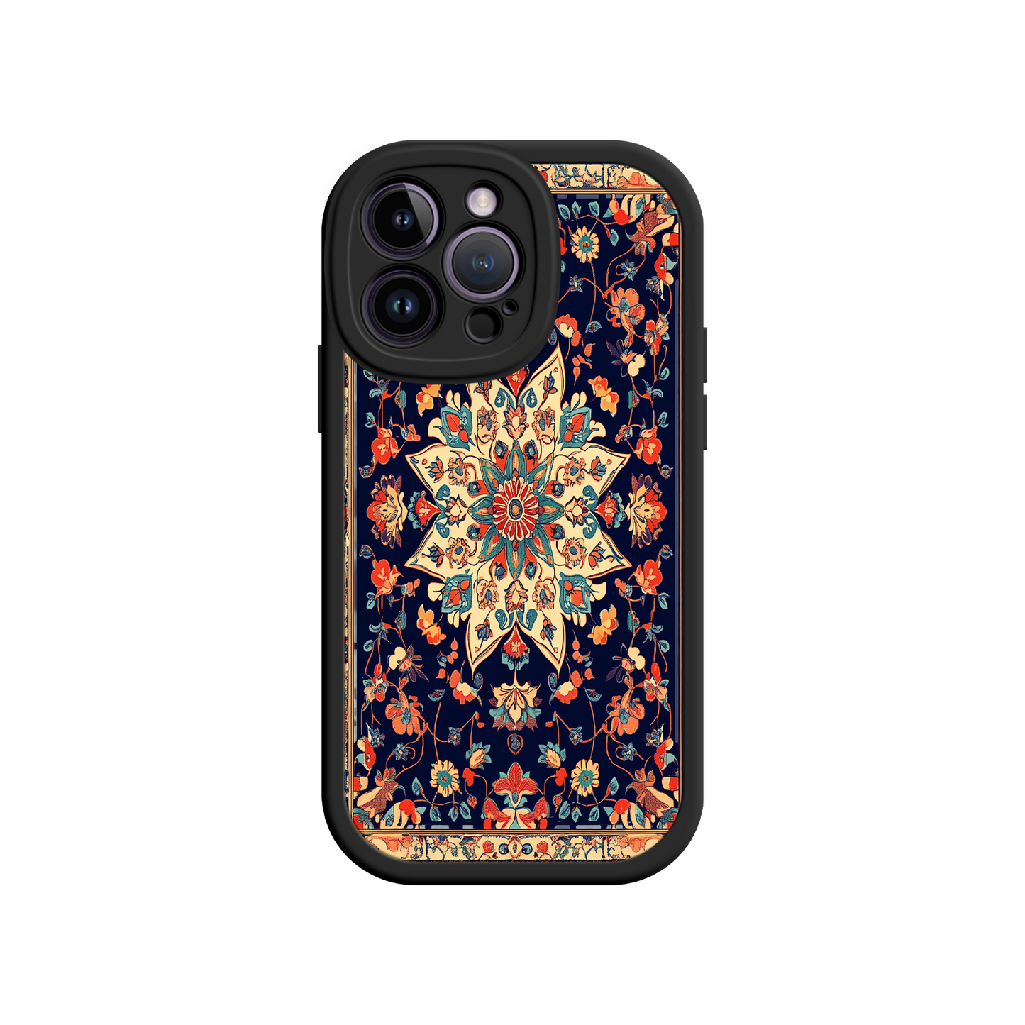 #MC0029 Factory Wholesale Mandala iPhone 17 Case – Ornate Pattern, Bohemian Style, Artistic Floral Design
