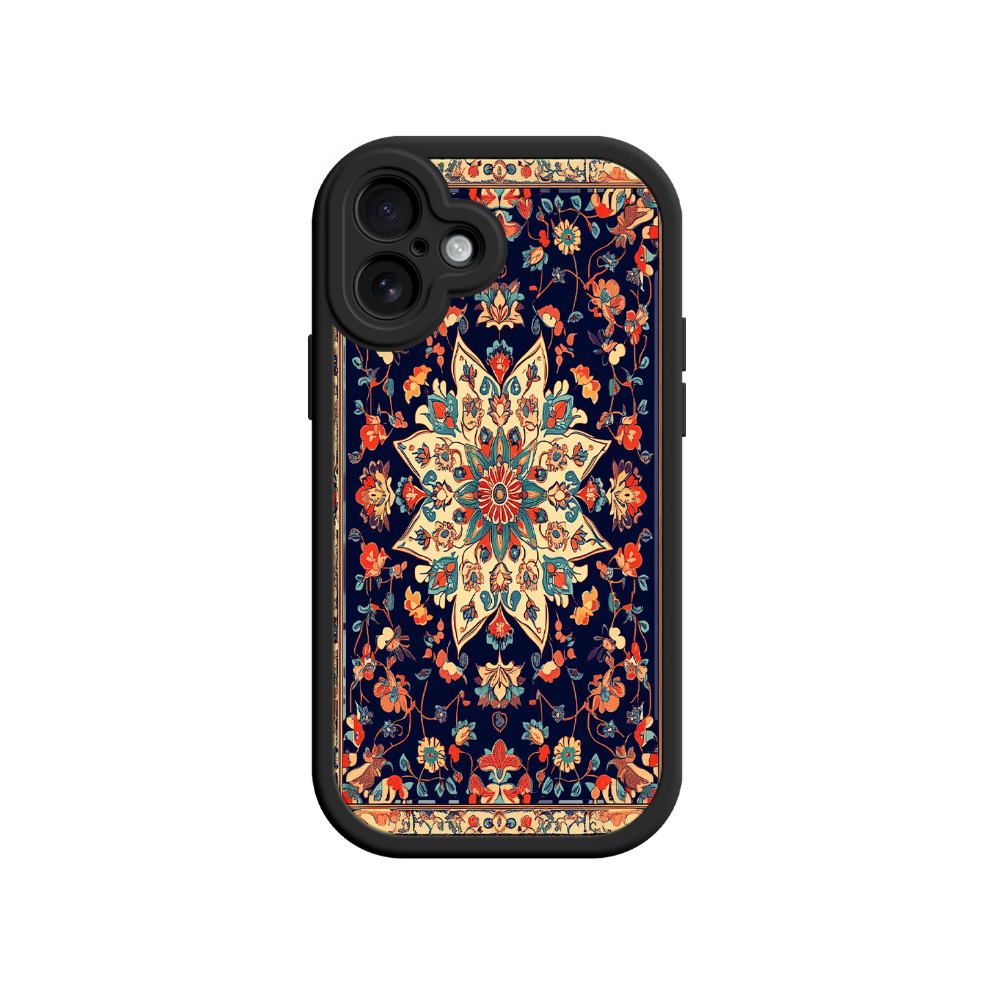 #MC0029 Factory Wholesale Mandala iPhone 17 Case – Ornate Pattern, Bohemian Style, Artistic Floral Design