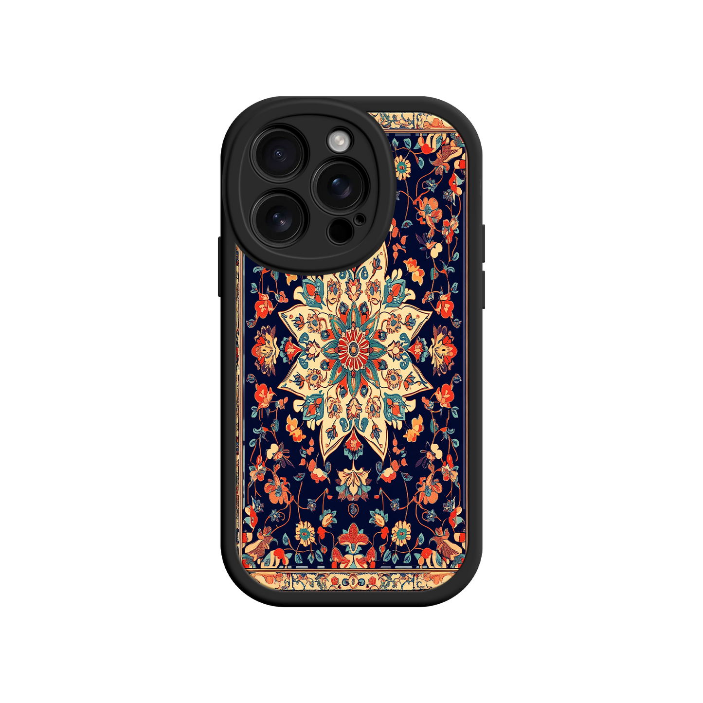 #MC0029 Factory Wholesale Mandala iPhone 17 Case – Ornate Pattern, Bohemian Style, Artistic Floral Design