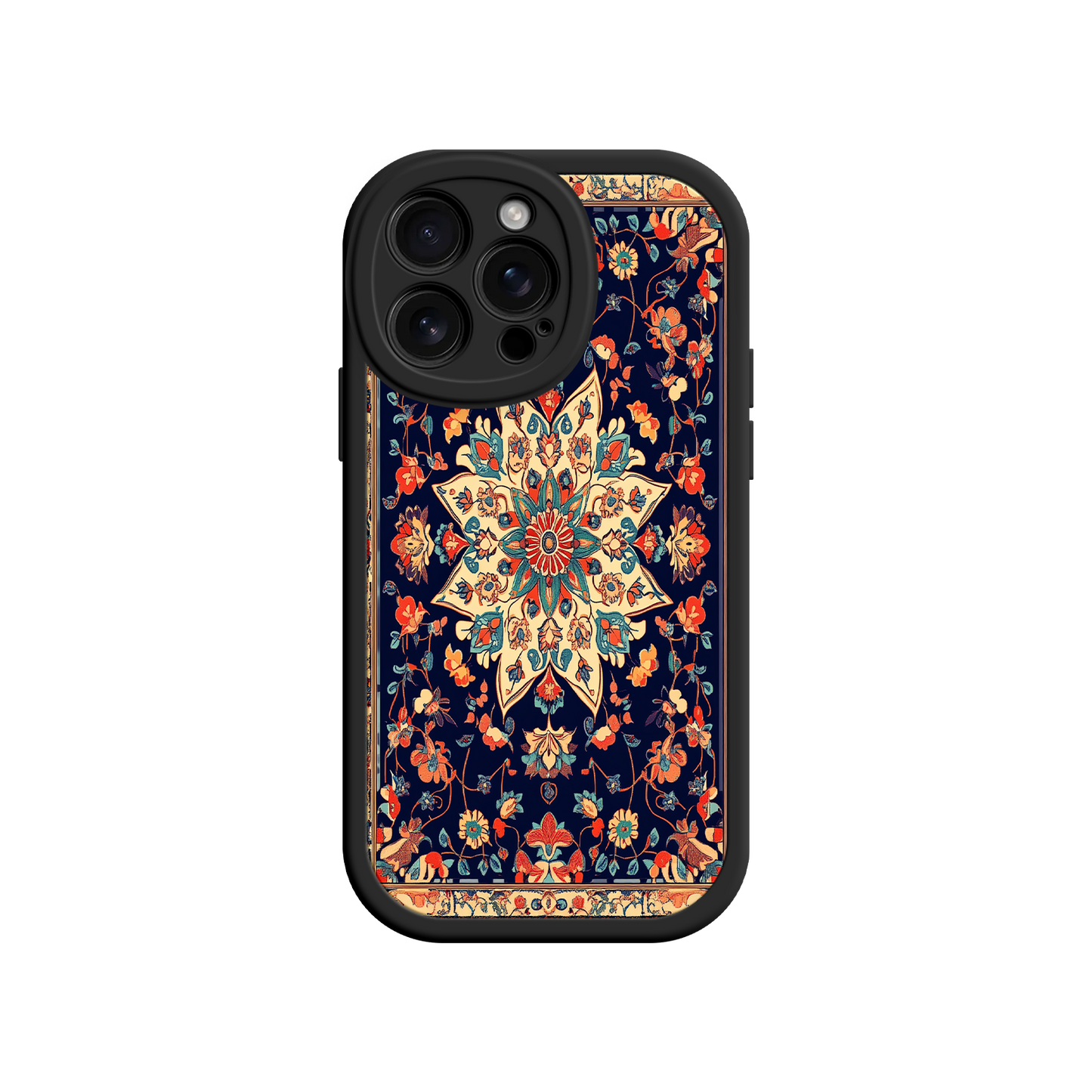 #MC0029 Factory Wholesale Mandala iPhone 17 Case – Ornate Pattern, Bohemian Style, Artistic Floral Design