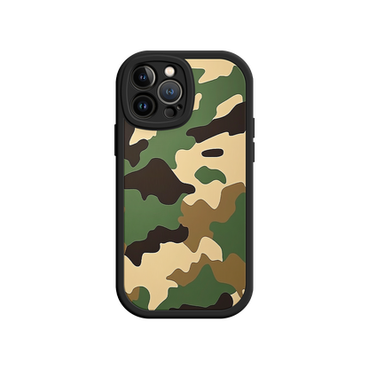 #MC0031 Factory Wholesale Military Camo iPhone 17 Case – Woodland Camouflage, Tactical Design, Rugged Phone Cover