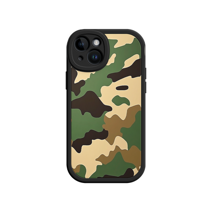 #MC0031 Factory Wholesale Military Camo iPhone 17 Case – Woodland Camouflage, Tactical Design, Rugged Phone Cover