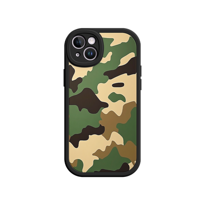 #MC0031 Factory Wholesale Military Camo iPhone 17 Case – Woodland Camouflage, Tactical Design, Rugged Phone Cover