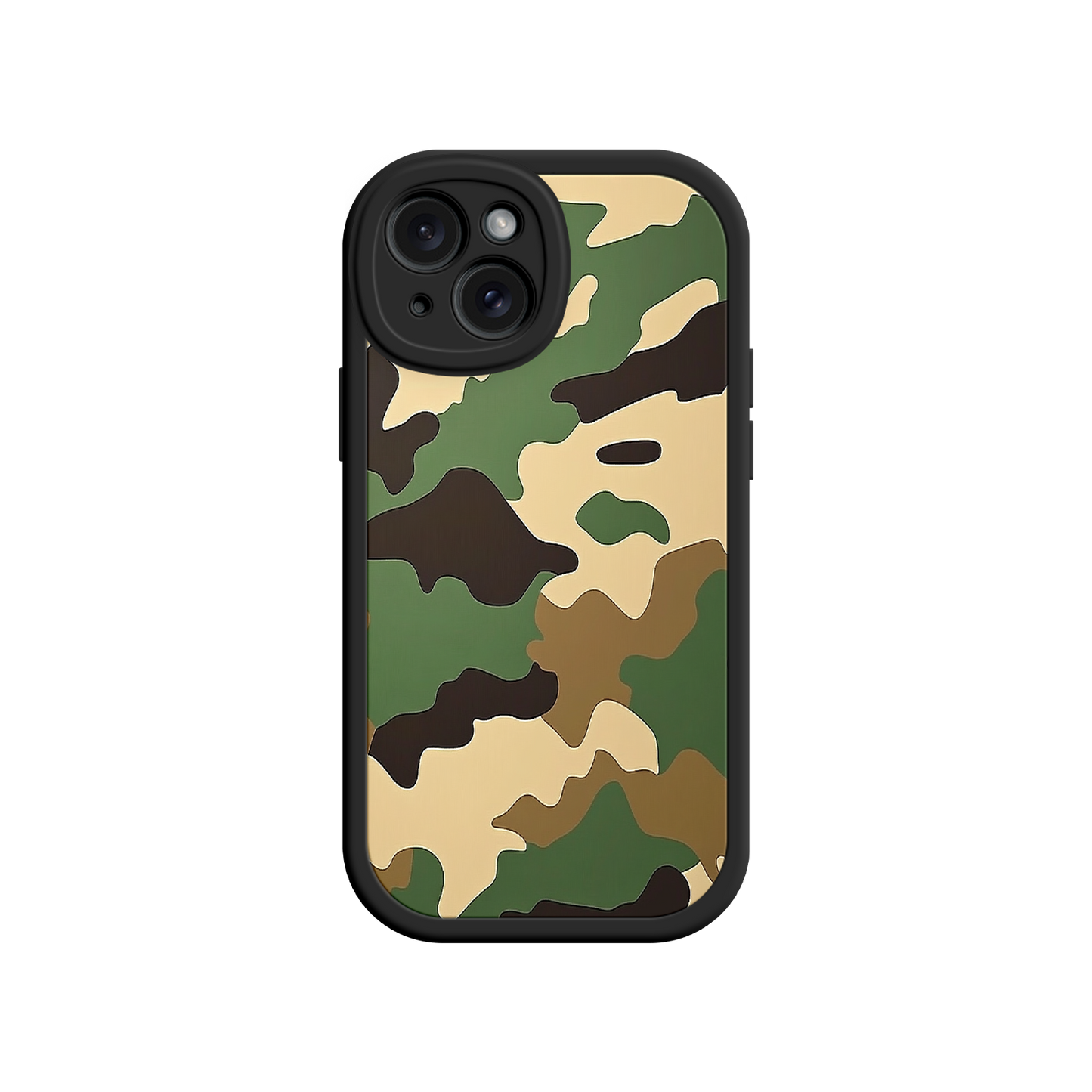 #MC0031 Factory Wholesale Military Camo iPhone 17 Case – Woodland Camouflage, Tactical Design, Rugged Phone Cover