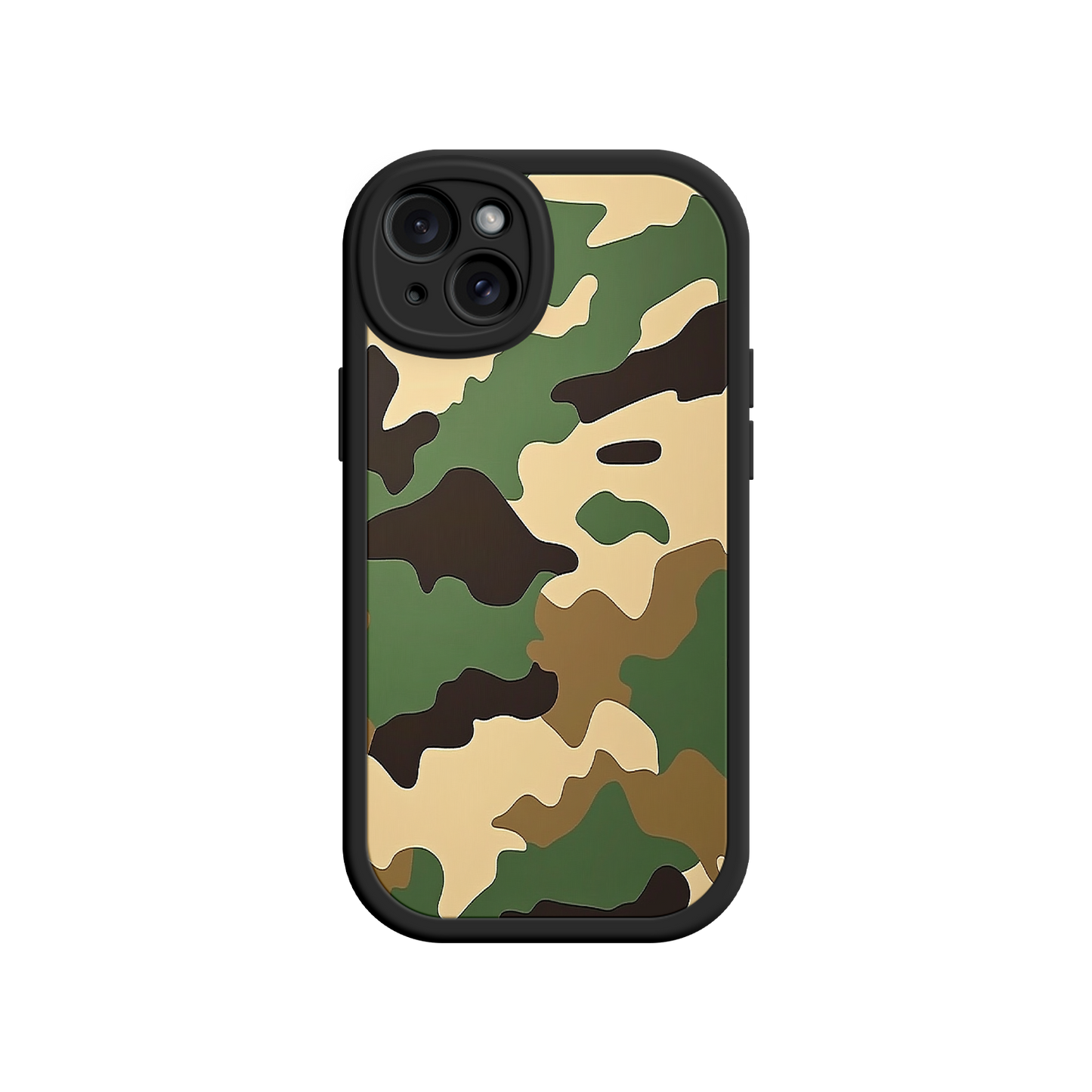 #MC0031 Factory Wholesale Military Camo iPhone 17 Case – Woodland Camouflage, Tactical Design, Rugged Phone Cover