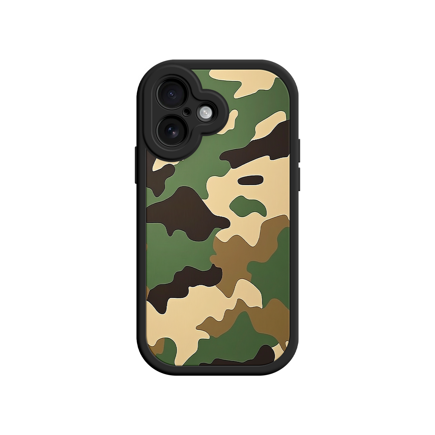 #MC0031 Factory Wholesale Military Camo iPhone 17 Case – Woodland Camouflage, Tactical Design, Rugged Phone Cover